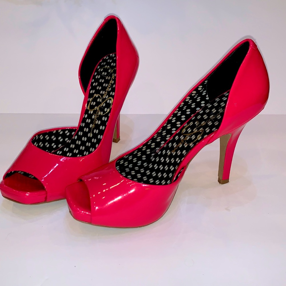 Jessica Simpson Hot Pink High heels size 6